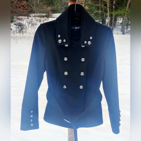 Black Rivet Jacket S - Picture 2 of 6